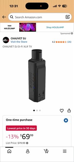 CHAUVET DJ D-Fi XLR TX