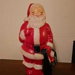 Vintage 13" Santa Blow Mold