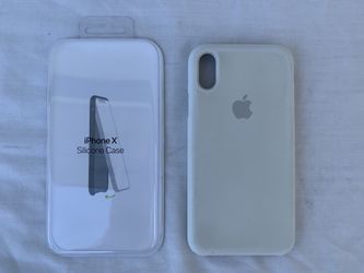 Apple iPhone X/Xs white silicone case