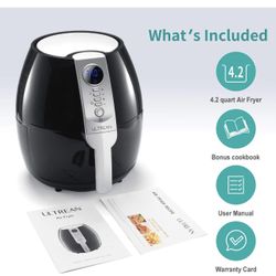 Ultrean Air Fryer, 4.2 Quart (4 Liter) Electric Hot Airfryer Oven 