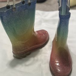 Girls rain boots Size 7/8