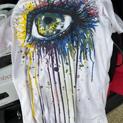 Artful Eye Men's T-shirt By Mirror Brand Size Medium