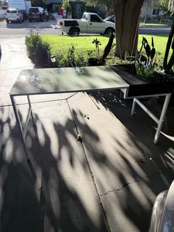 Desk with chair
