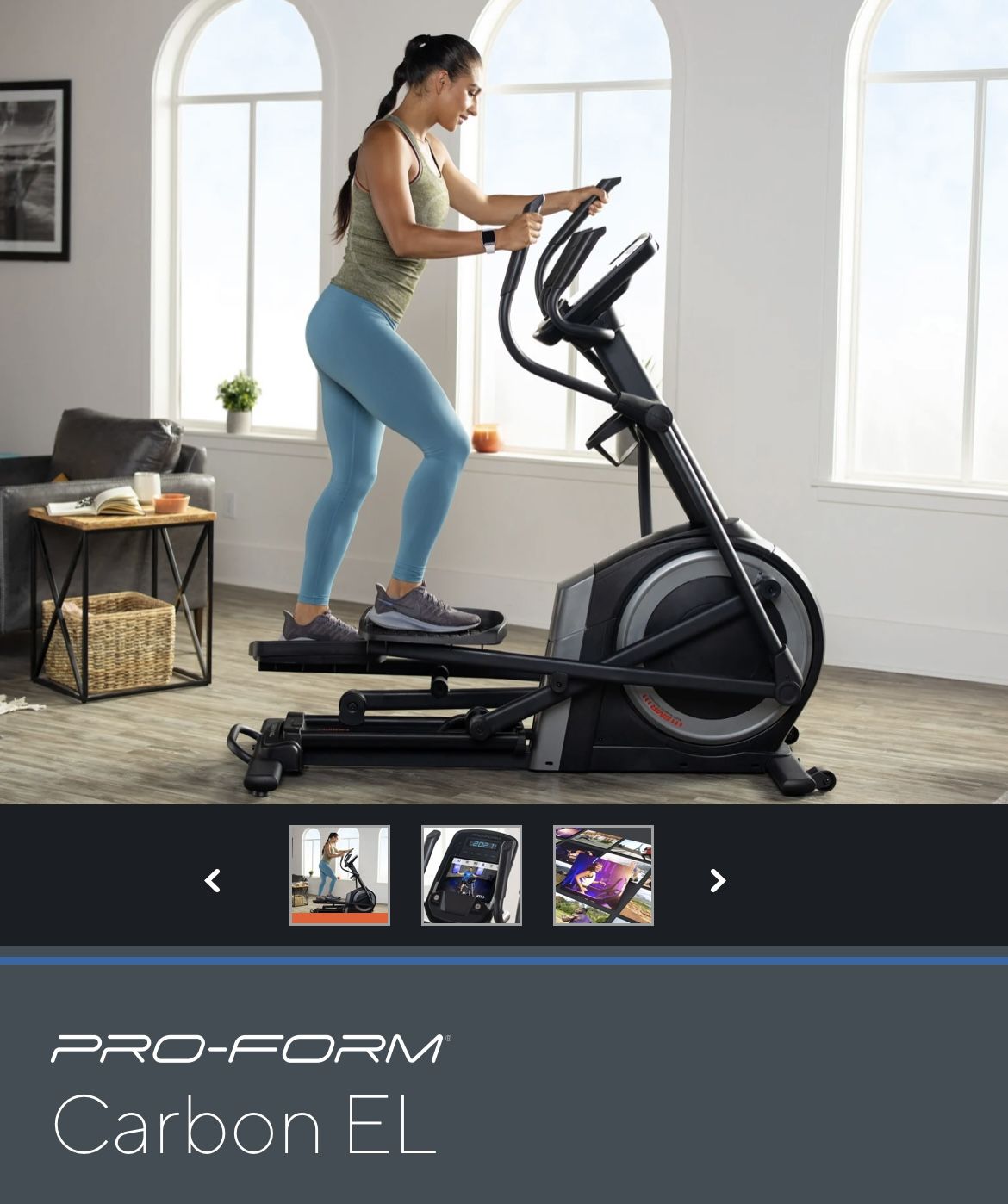 Proform Carbon EL Elliptical