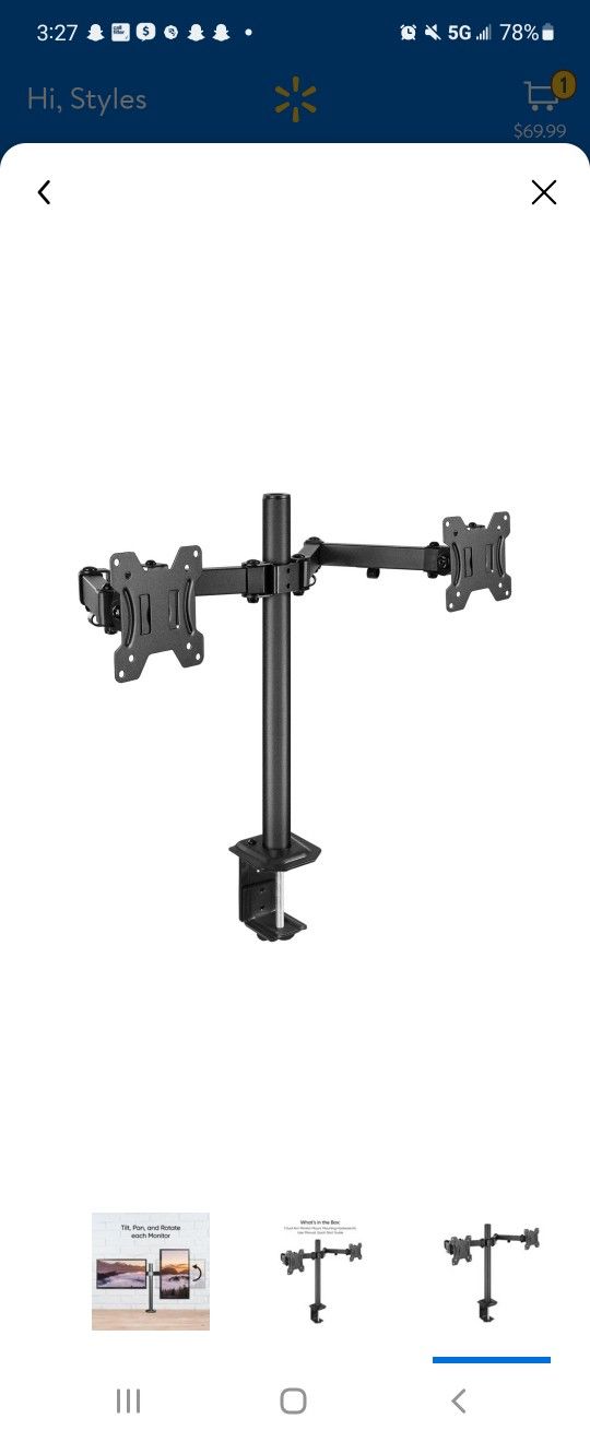 Dual Monitor Arms