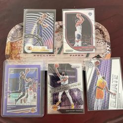 2020-21 Donruss Optic Anthony Davis USA Lot of 5 #42 #2 #1 #8 #18Â