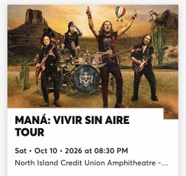Mana concert San Diego Oct 10 2026