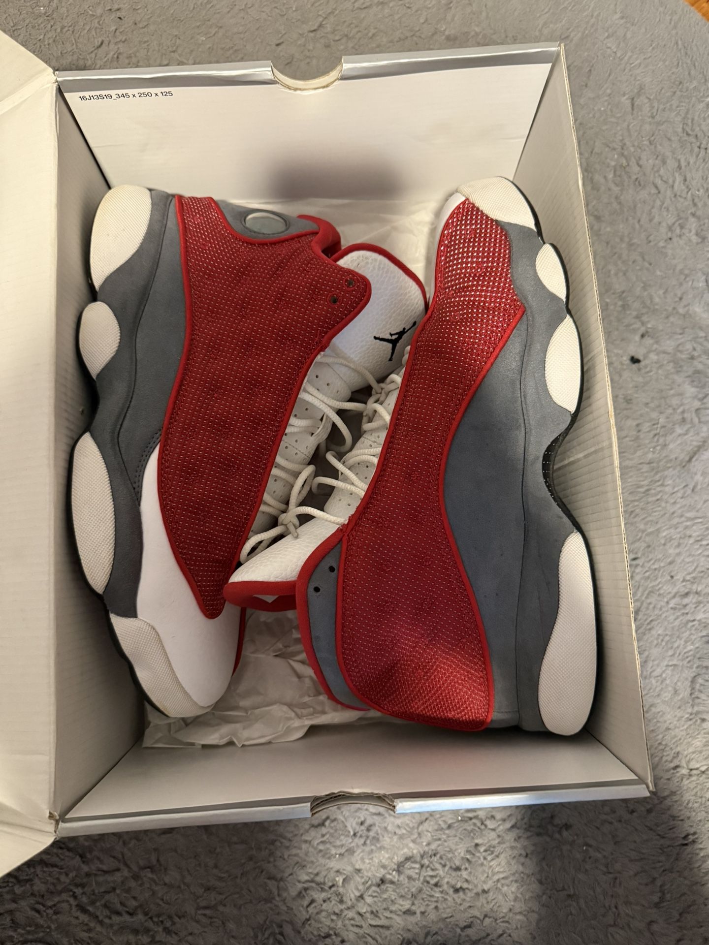 Jordan 13 Flint Red 2021 Size 9.5