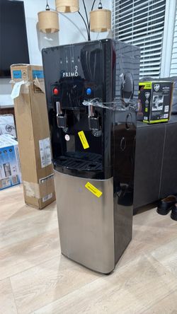 Primo 5-Gallon Bottom Load hTrio Single-Serve Coffee Maker Black Water cooler