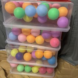 Set Of 4 Pong balls Shake Game, 30 Ping Pong Balls Each. Retails $20. Used Once Only. Cash only 