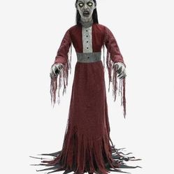 Haunted Living 5-ft Pneumatic Ghostly Woman Halloween Animatronic