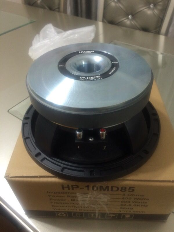 New hyper power speakers 10 inch
