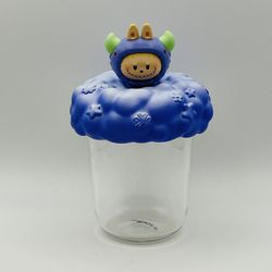 Pop Mart Pajama Party Pop Bean Jar - Labubu 4.75” Tall X 2” Diameter