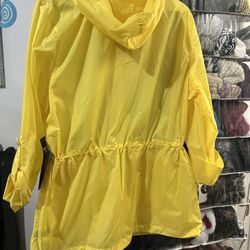 rain windbreaker with tags