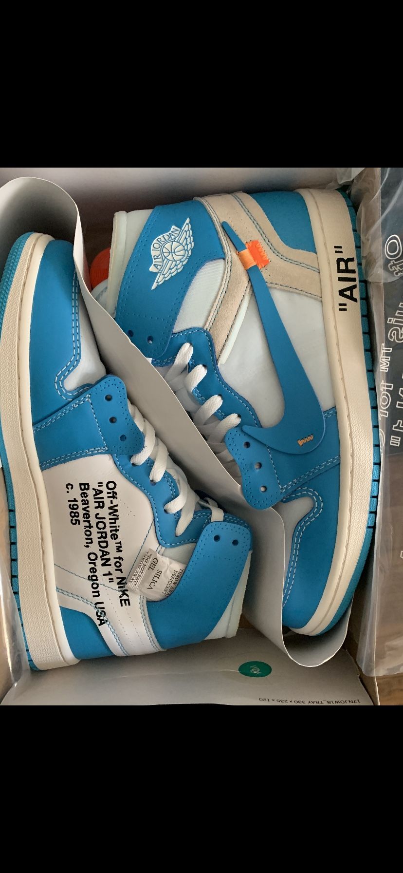 Jordan 1 Retro High Off-White University Blue