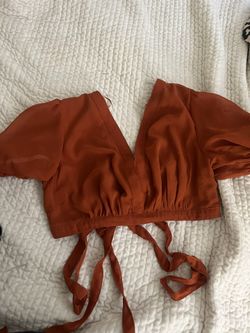 Orange Blouse