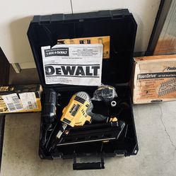 Dewalt Framing Nailer Gun Kit  & Nails
