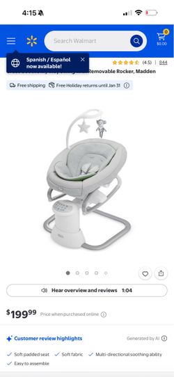 Graco swing
