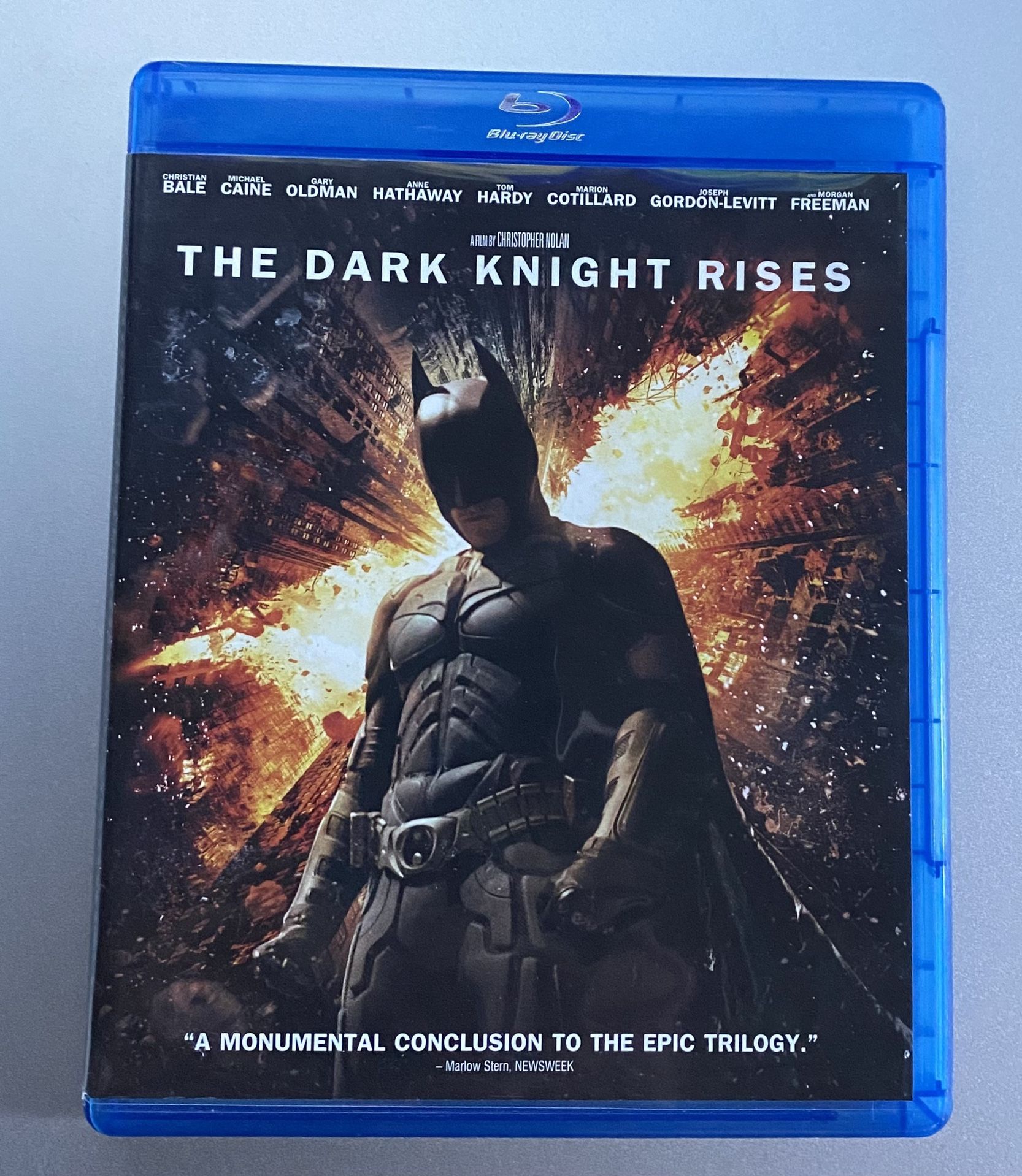 The Dark Knight Rises Batman blu ray