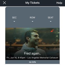 Fred Again GA LA Coliseum (1)