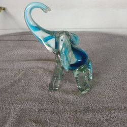 Art Glass Hand Blown Elephant figurine