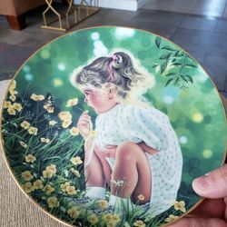 Vintage Collection Plate Higgins Bond Ashley Treasured Days 1987