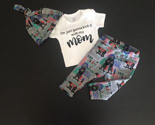 Handmade baby layette set 0-3 months