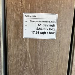 Waterproof Laminate Flooring 8.3mm