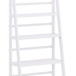 SIMPLIHOME Acadian SOLID WOOD 72 inch x 30 inch Transitional Bookcase in White with 5 Shelves, for the Living Room, Study and Office