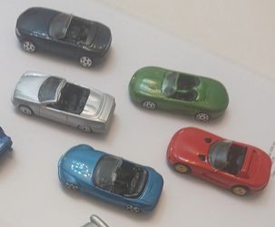 BMW Z3 BMW Z4 Mercedes CLK - Viper RT 1 0 - Mustang Mach IlI (5) Diecast MAISTO 