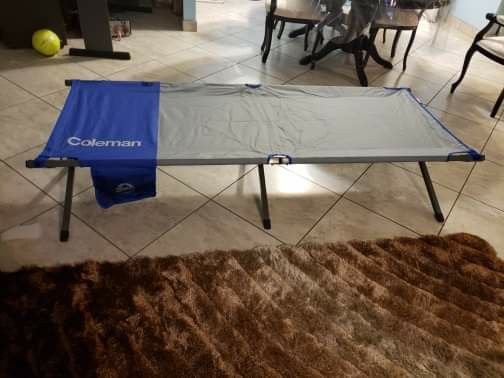 Coleman River Gorge EZ Sleep Cot/Blue/Grey/Single