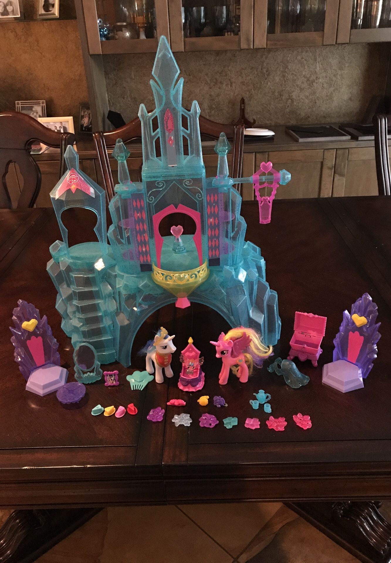 My Little Pony Crystal Empire Castle with bonus pack