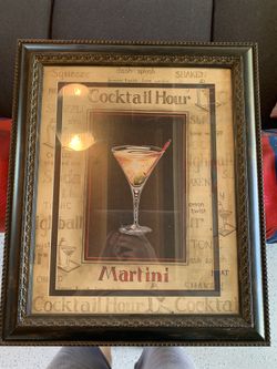 Cocktail Hour Picture Frame