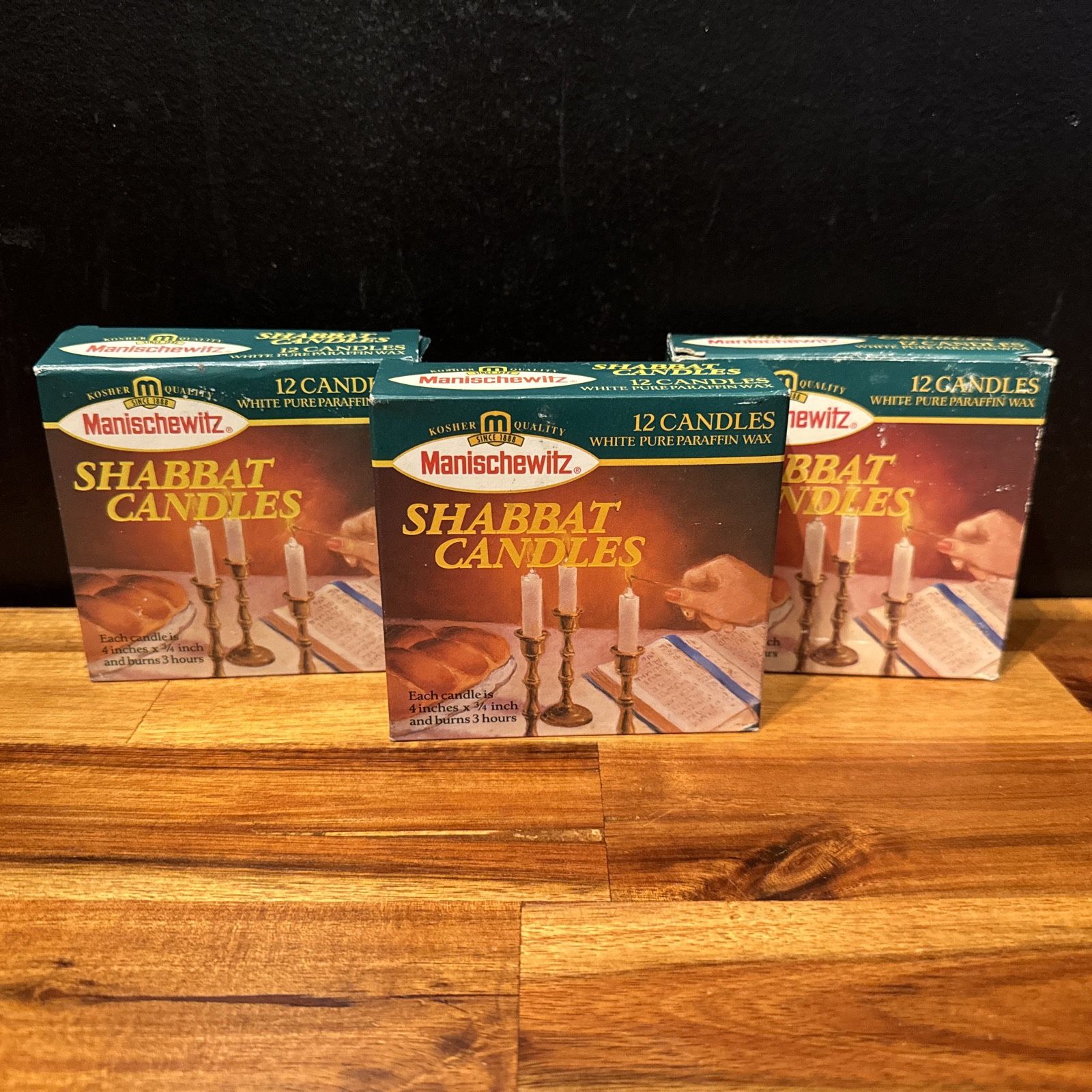 Shabbat Candles (3 Boxes)