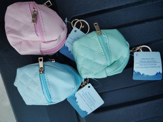 Mini keychains backpacks