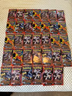 Pokémon Destin Rivals packs (38) of them