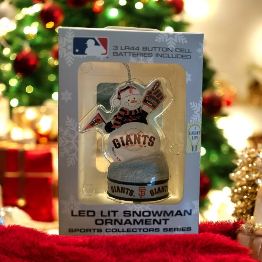 Pack Of 50 - New San Francisco Giants LED Snowman Ornaments