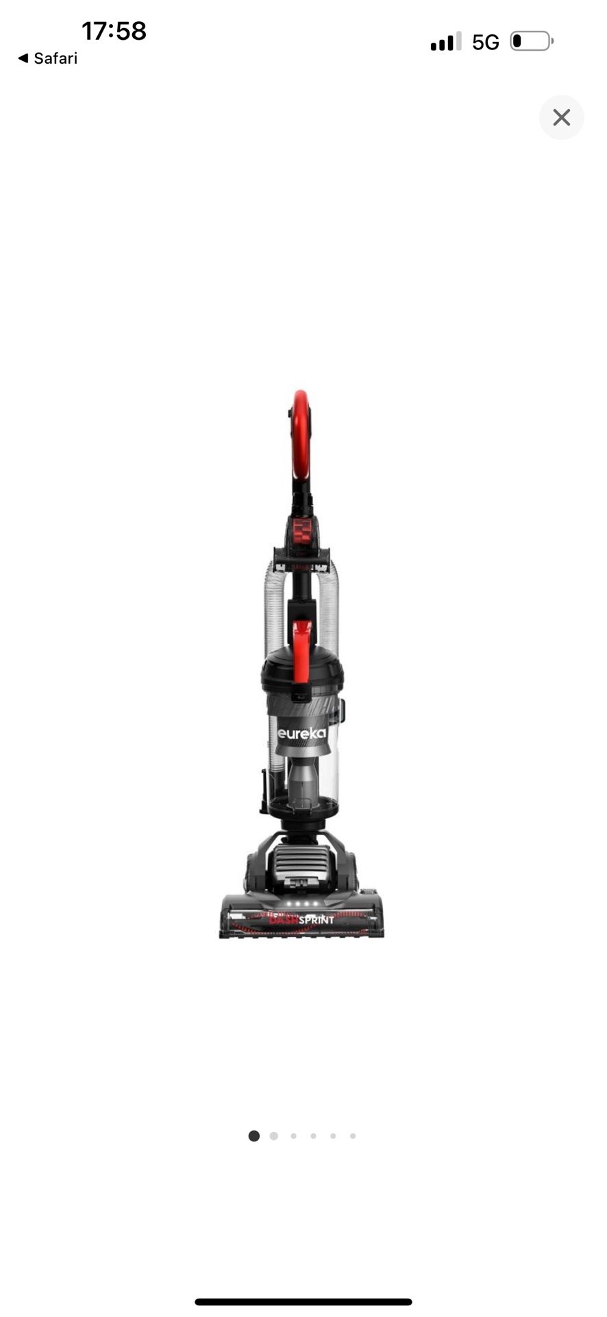 Eureka DashSprint Dual-Motor Upright Vacuum