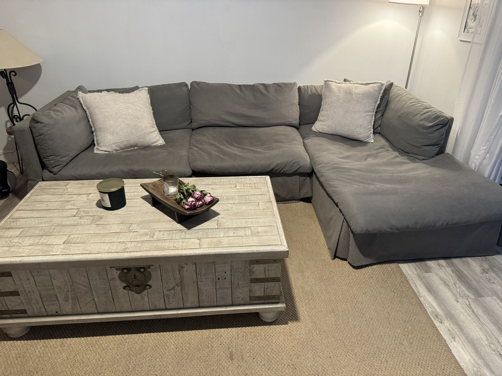 Beautiful Couch With Chaise Lounge