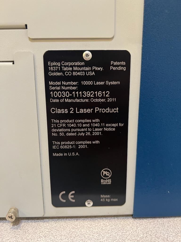 EpiLog Zing Laser Engraver / Cutter for Sale in Gilbert, AZ OfferUp