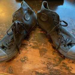 Black Converse Hi-tops Men's 12