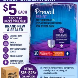 Prevail M Diapers 