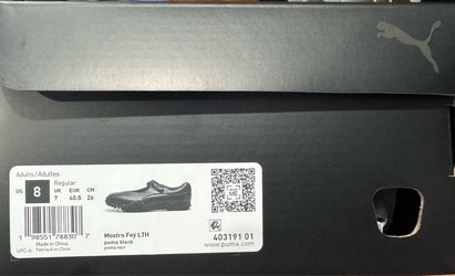 Never Worn Puma Mostro Fey LTH Women Sneakers in Black