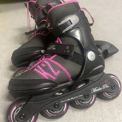 In-line Girls roller skates sizes1-5