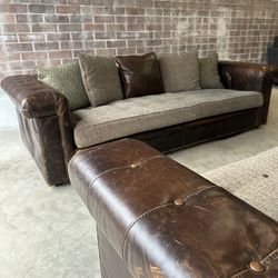 Stickley Leather Chicago Sofa -Delivery Available