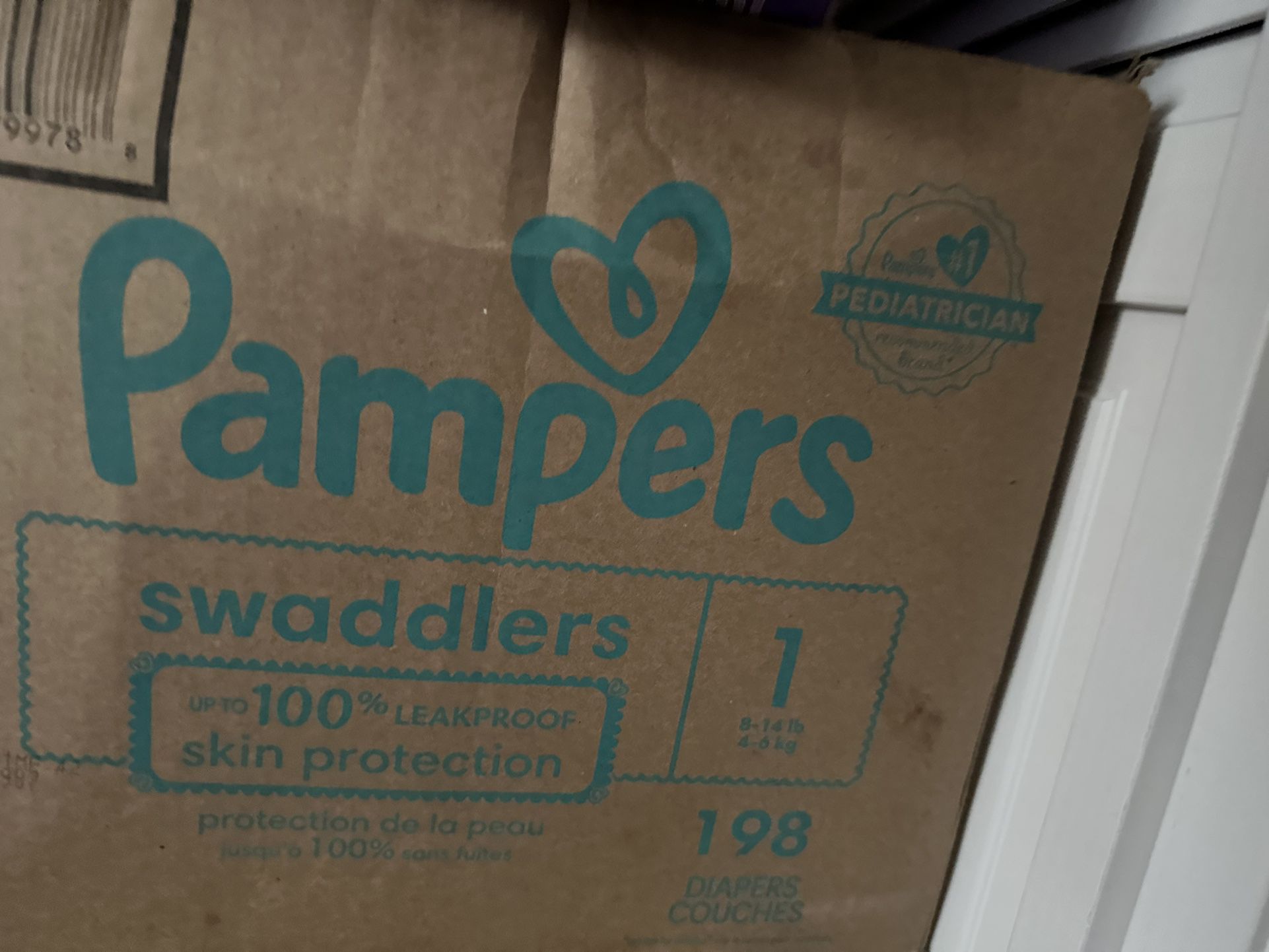 Case Size 1 Pampers 
