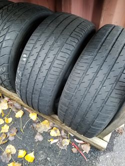 225 50 16 (2) used tires free installation