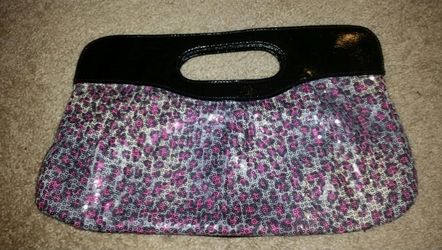 Animal print purse