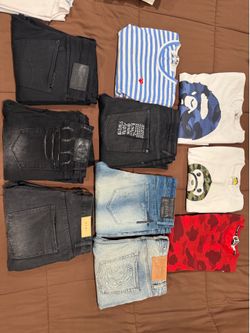 Bathing ape, rta jeans , ksubi denim
