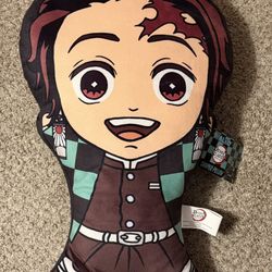 💚⚔️ Demon Slayer Tanjiro Plush Pillow 🐾 Surreal Entertainment 2022 Anime New